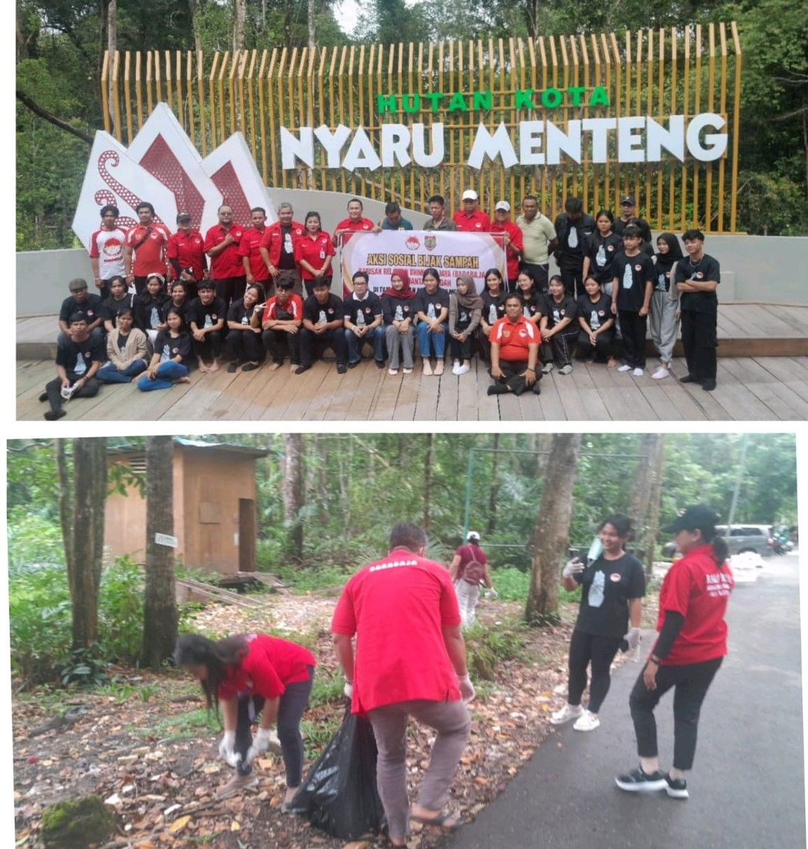 Aksi Sosial Bijak Sampah Barabaja di Taman Hutan Kota Nyaru Menteng, Bentuk Cinta Kasih Terhadap Bumi